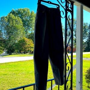 ⭐️ Lee Riveted vintage gray high rise jeans adjustable back wide legs size 29